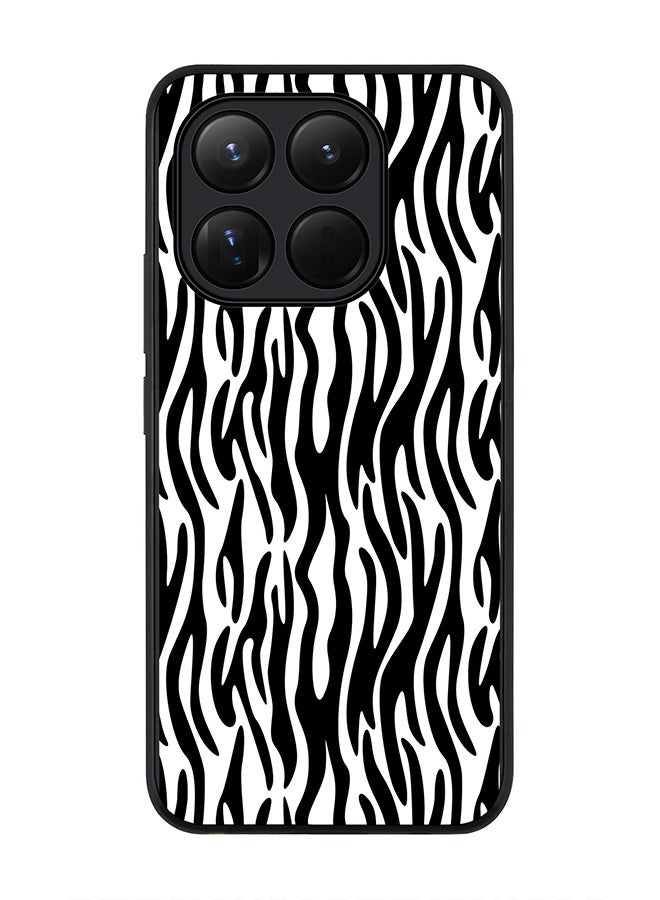 For Xiaomi 15T Case,Slim fit Camera Protection, Shockproof Thin Phone cover  - Zebra Stripes